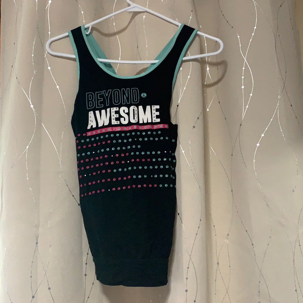 girls matching tank and shorts set